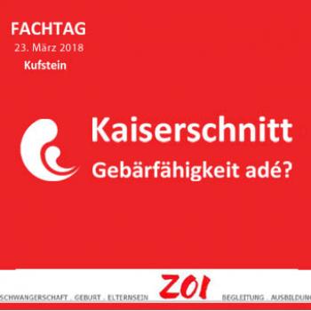 ZOI-Fachtag 2018 "Kaiserschnitt - Gebärfähigkeit ade ?" _GESAMTSET Video-/Filmaufnahmen