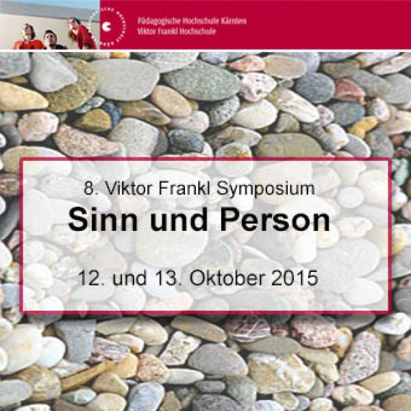 8.  Viktor Frankl Symposium "Sinn und Person"  - GESAMTSET Audioaufnahmen auf Datenträger